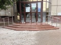 Ограждение входной группы из нержавейки 3