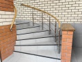 Комбинированное радиусное ограждение 1